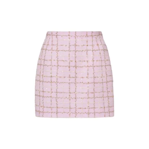 Alessandra Rich Casual Short Skirts Women's Light Pink