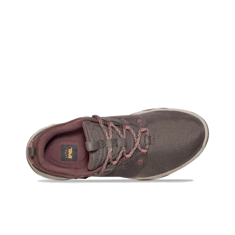 Teva Canyonview Cushioned Slip-Resistant Low-Top Trekking Shoes Women's Gray Pink-4