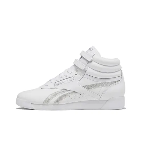 Reebok Freestyle Women's High 'White Glitter'