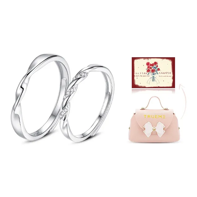 TRUE ME S925 Silver Rings Unisex-4
