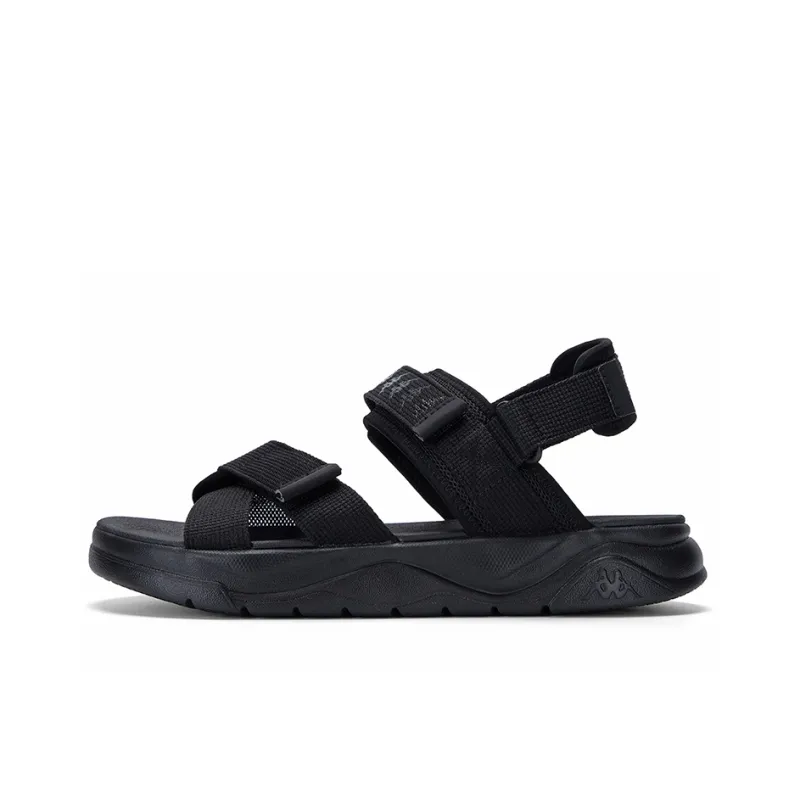 Kappa Jungle Lion Collection Beach Sandals Unisex Black-0