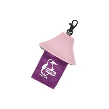 CHUMS Cotton With Polyester Coin Purse Key Pouch Unisex Pink Multicolor Grape