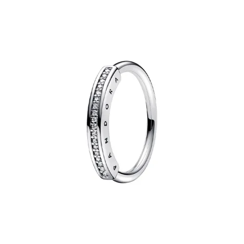 Pandora Signature Rings Women's Silver