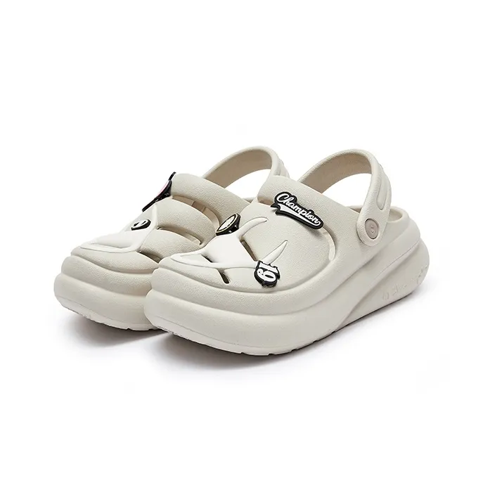 Champion Campus Clogs Women's Light Gray-2