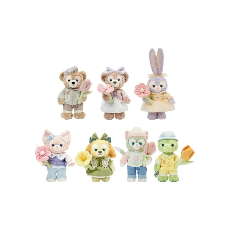 Disney Shippo 2024 Spring Duffy And Friends Dolls Plush Doll Small Size Tall-0