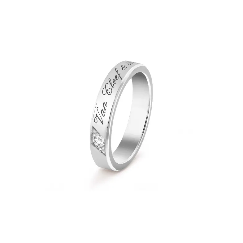 Van Cleef & Arpels Platinum Rings Unisex-2