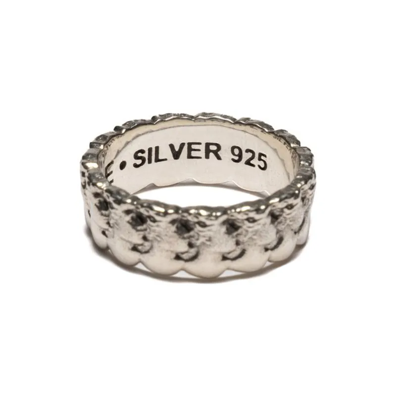 MAPLECO 925 Sterling Silver 14K Gold-Plated Rings Unisex-1
