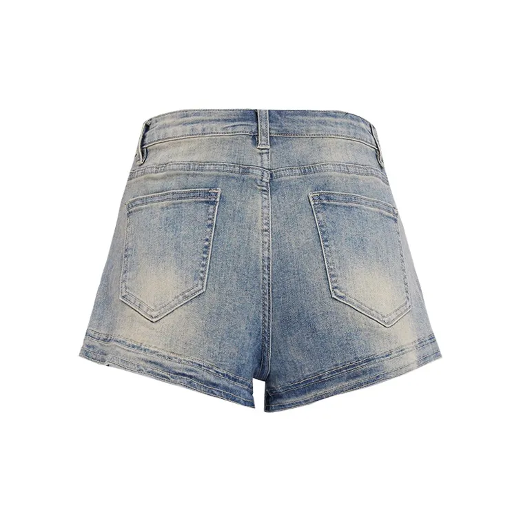 Wen Shan Denim Shorts Women's-7