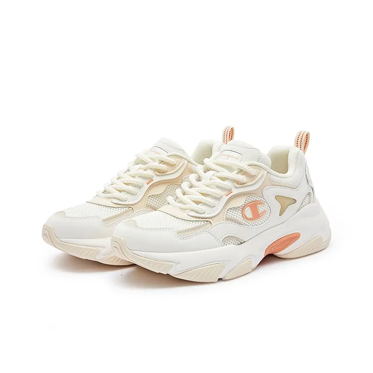 Champion Low Top Skateboard Shoes Women's Milk White-2