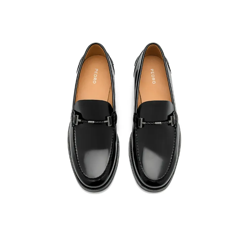 PEDRO Dress Shoes Men Low Top Black/Dark Blue-8