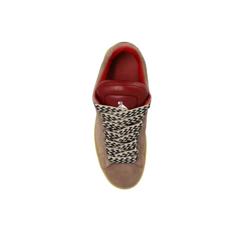 Lanvin X Future Hyper Curb Suede Sneakers-4