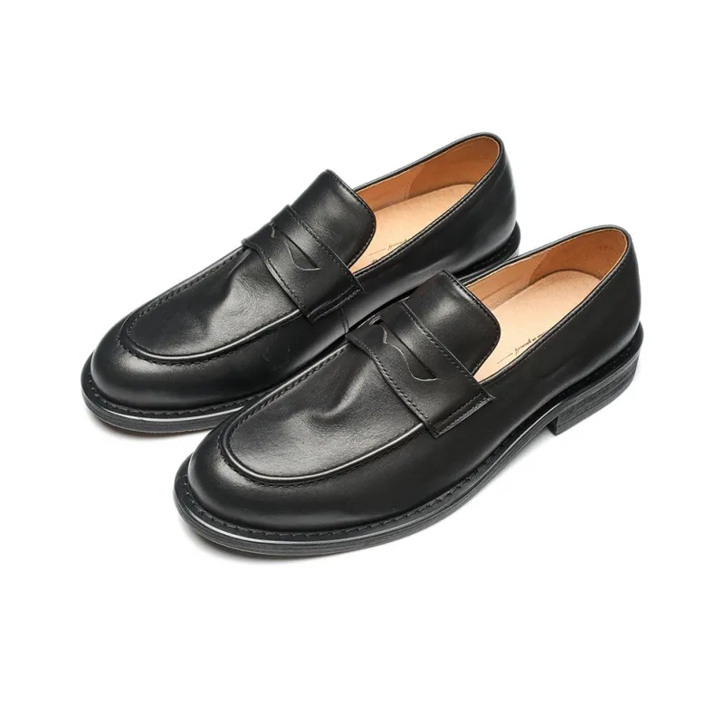 MANSA Loafers Men Black/Coffee-2