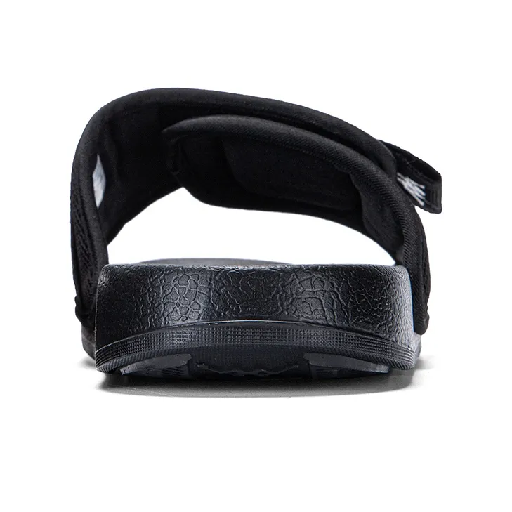 Kappa EVA Stitching Slip Resistant Slide Slippers Unisex Black-4