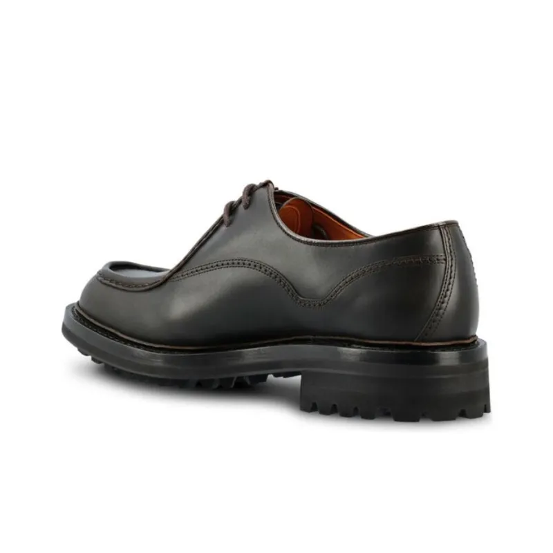 CHURCH'S Lymington Burnished-leather Lace-up Shoes-4