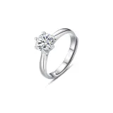 In The Name of Love Moissanite Ring, Style 1