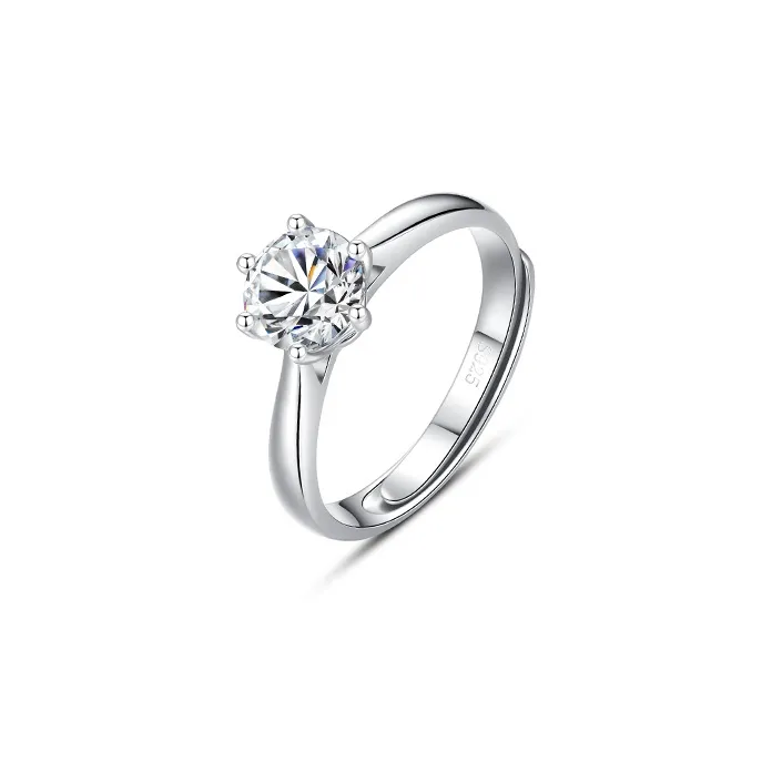 Asia Star 925 Sterling Silver Rings Women's-6