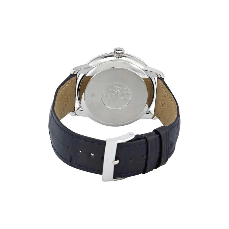 OMEGA Elegant Saucer Series Automatic Mechanical Movement Men's Watches Watch 39.5mm Blue Dial Stainless Steel Case-2