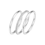 999 Fine Silver Eternal Love Stacking Ring