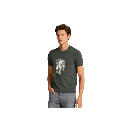 Satchi T-Shirts Men Gray Green