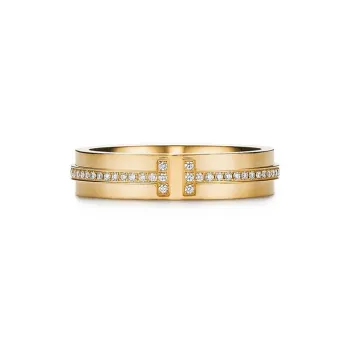 TIFFANY & CO. T Rings Unisex Gold