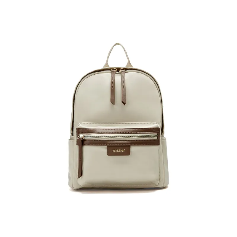 JOSINY Fabric Backpack Women's Black/Apricot-4