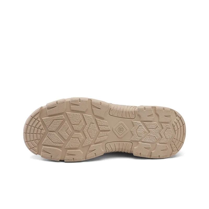 Warrior Breathable And Lightweight Low Top Outdoor Shoes Men's Beige-12