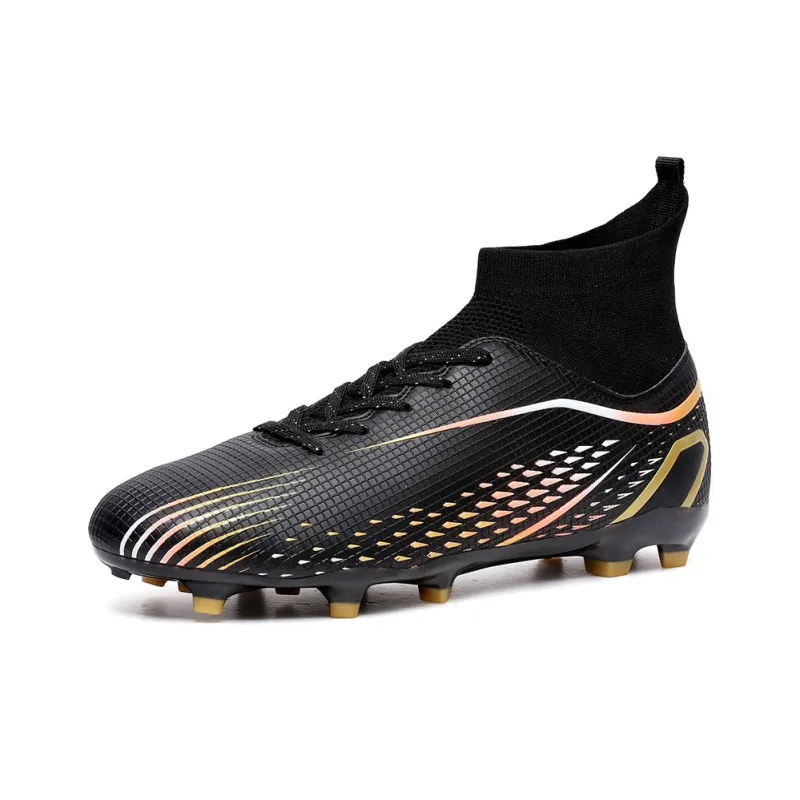 GERTOP Cushioning Anti-Slip Wear-Resistant Breathable Balance Lightweight Soccer Shoes Unisex-1