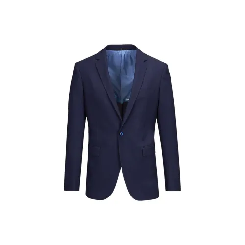 SUNDANCE Business Suits Men Dark Blue