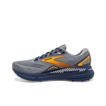 Brooks Adrenaline GTS Cushioned Wear Resistant Slip Resistant Low Top Casual Running Shoes Men's Blue Yellow