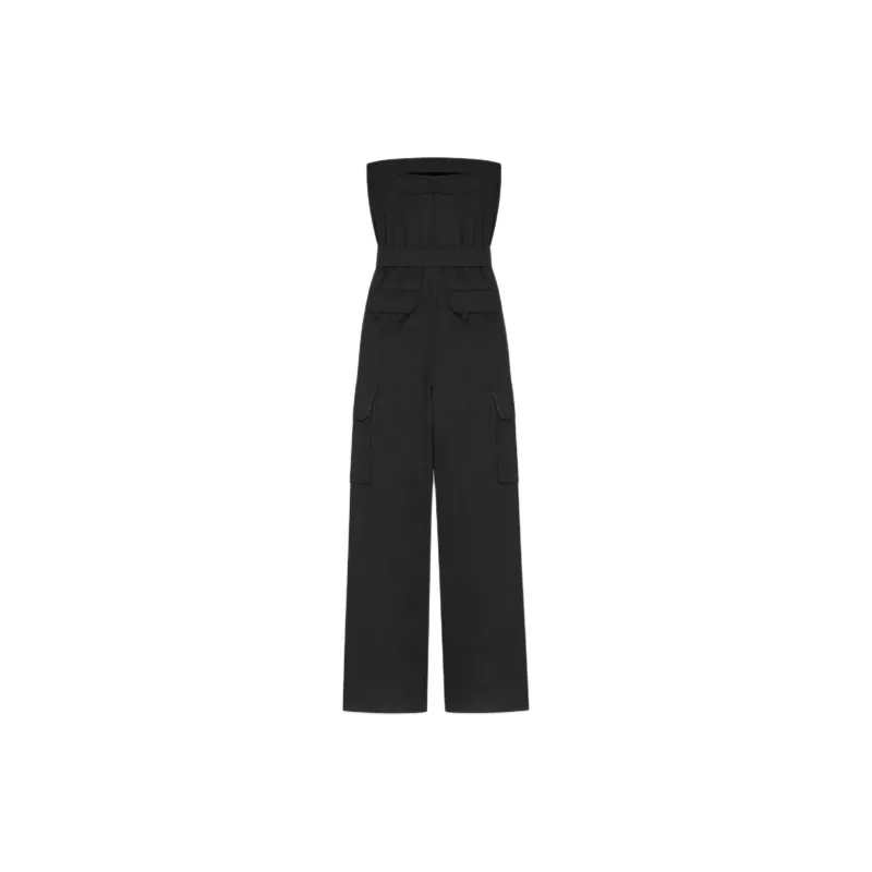 SAINT LAURENT Cassandre Strapless Jumpsuit-1