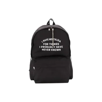 CELINE Polyester Backpack Men's Black
