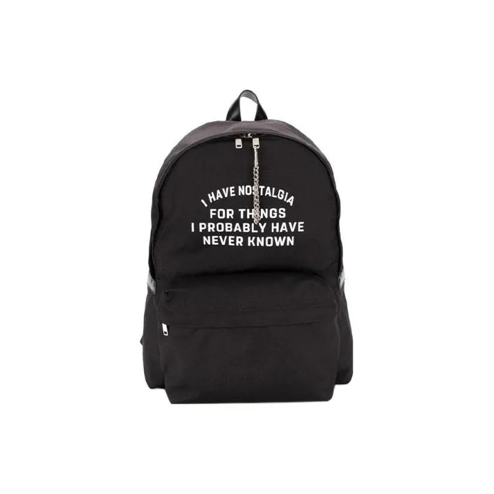 CELINE Polyester Backpack Men's Black-0