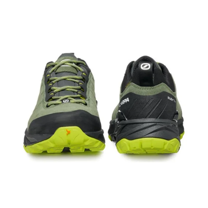 SCARPA Rush Trail Gtx Wmn Cushioned Wear-Resistant Slip-Resistant Low-Top Outdoor Shoes Women's Black Green-3