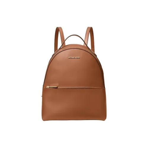 MICHAEL KORS Artificial Saffiano Leather Backpack Medium Size Women's Brown