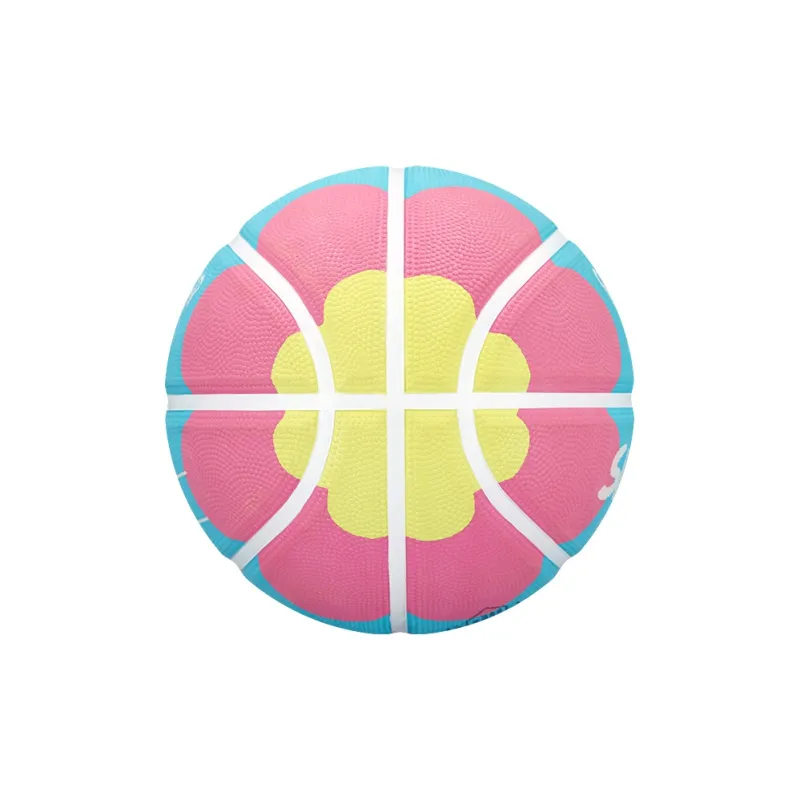 SIPAKESPORT Rubber Basketball Yellow Pink Blue Training Unisex-3