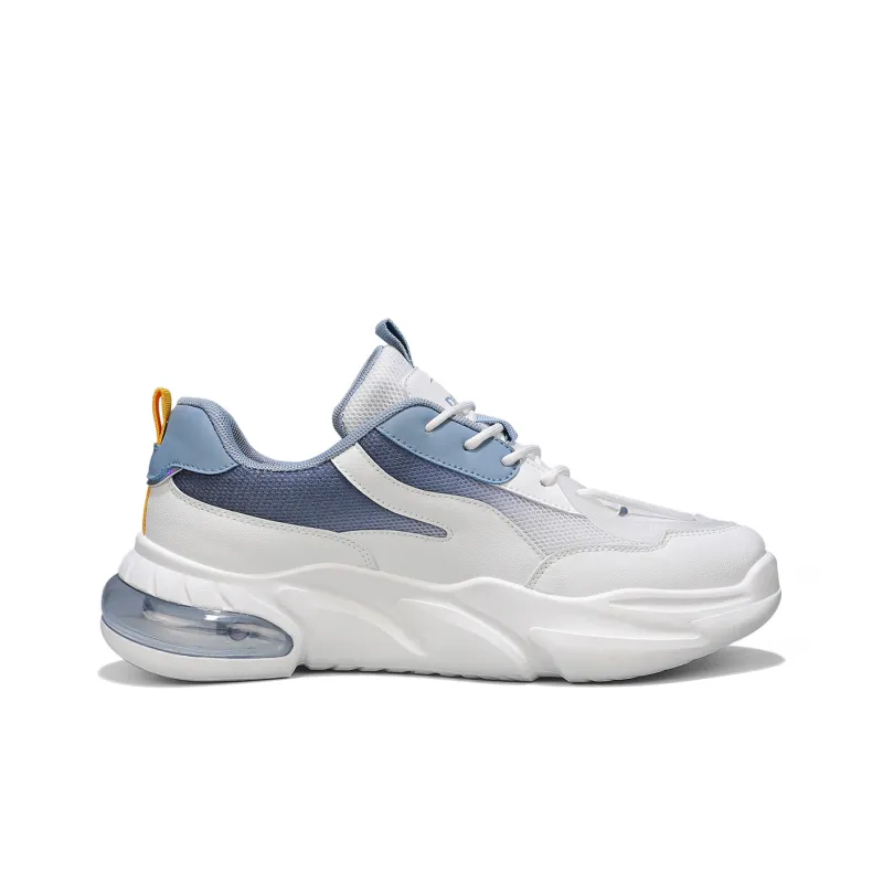 DEERWAY Cushioning Anti-Slip Wear-Resistant Breathable Coverage Balance Lightweight Low-Top Chunky Sneakers Men's-1