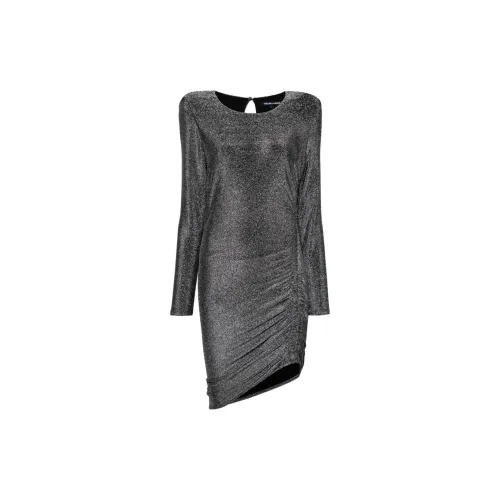 VERONICA BEARD Cyrus Lurex Ruched Minidress