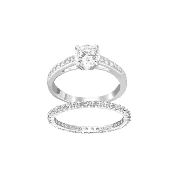 Swarovski Alloy Rings Women's Silver