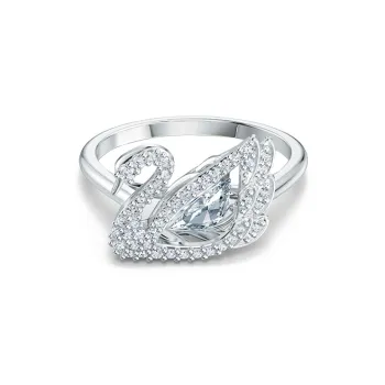 Swarovski Faux Crystal Rings Women's White