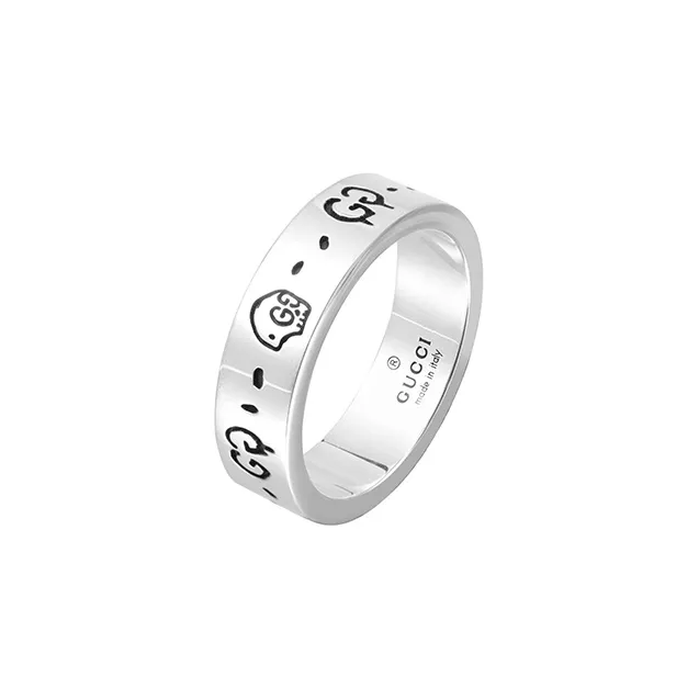 GUCCI Ghost Ring Small Silver-3