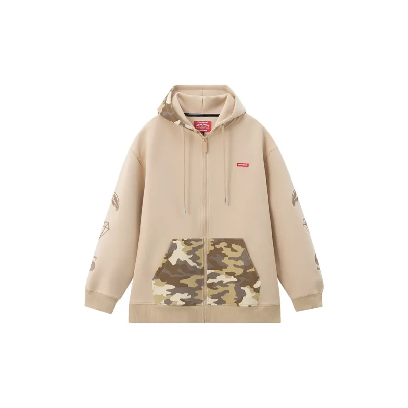 SPRAYGROUND Hooded Zip Closure Sweatshirt Unisex-13