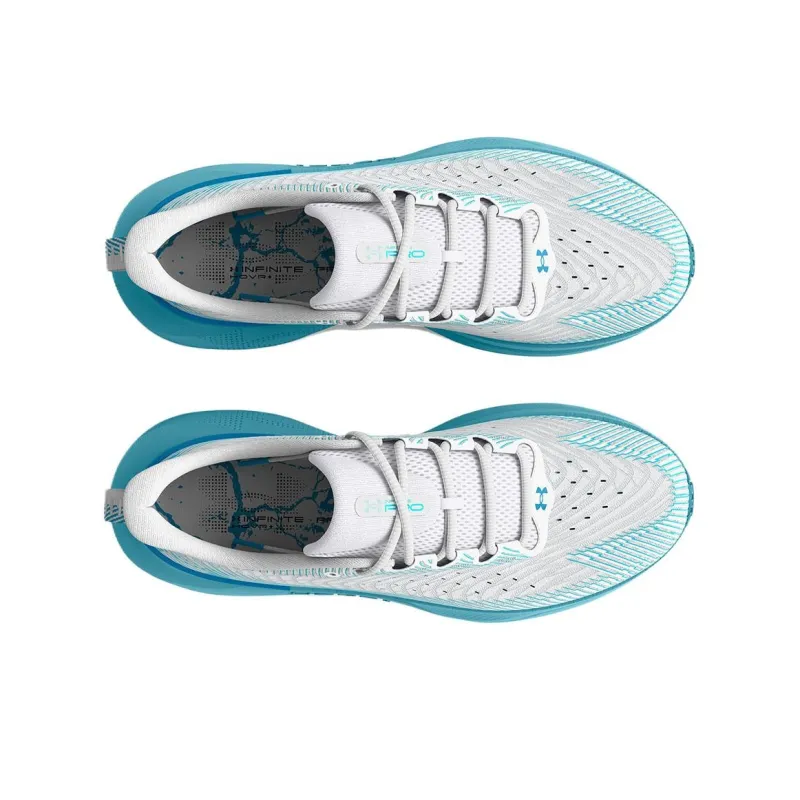 Under Armour Cushioning Slip Resistant Low Top Running Shoes Unisex Blue White-3