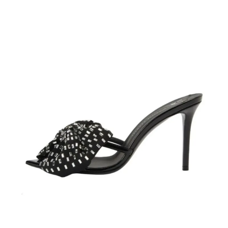Giuseppe Zanotti/GZ Slip Resistant Slide Slippers Women's Black-0
