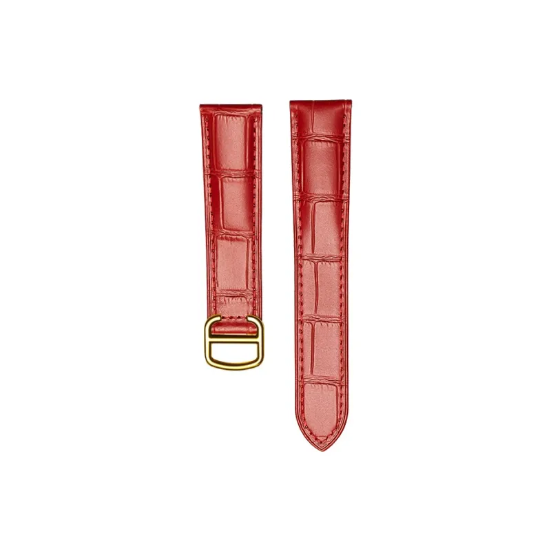 WOALMORN Cartier Compatibility Watch Band Cowhide Leather Material-22