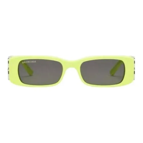 Balenciaga Square Sunglasses Women's Yellow