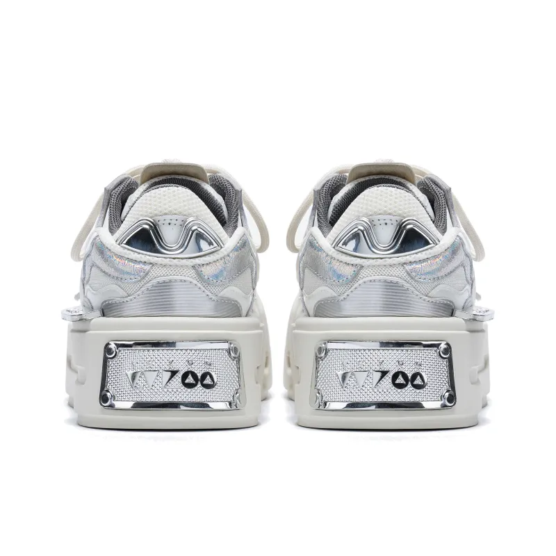 VINYVIOLA Slip Resistant Cushioning Wear Resistant Height Increasing Low Top Skateboard Shoes Women's-11