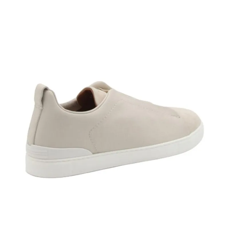 Zegna Triple Stitch Leather Sneakers-1
