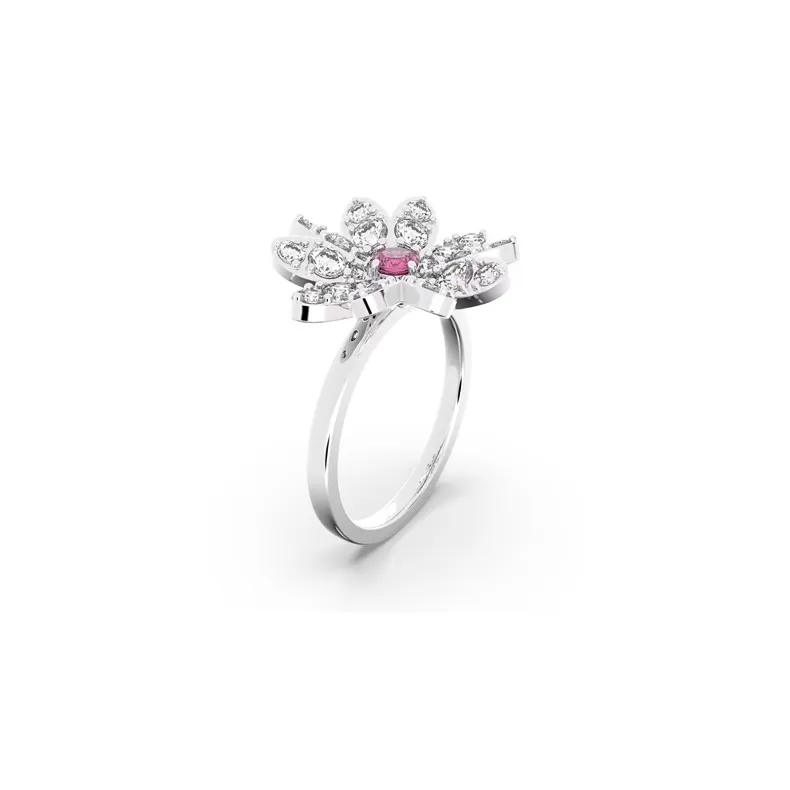 Swarovski Eternal Flower Rings Women's Silver-1