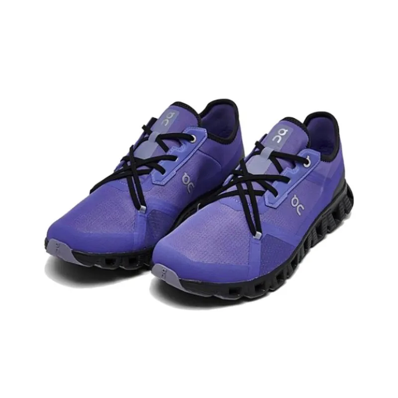 On Cloud X 3 Anti Slip Wear Resistant Low Top Running Shoes Men's Purple-1