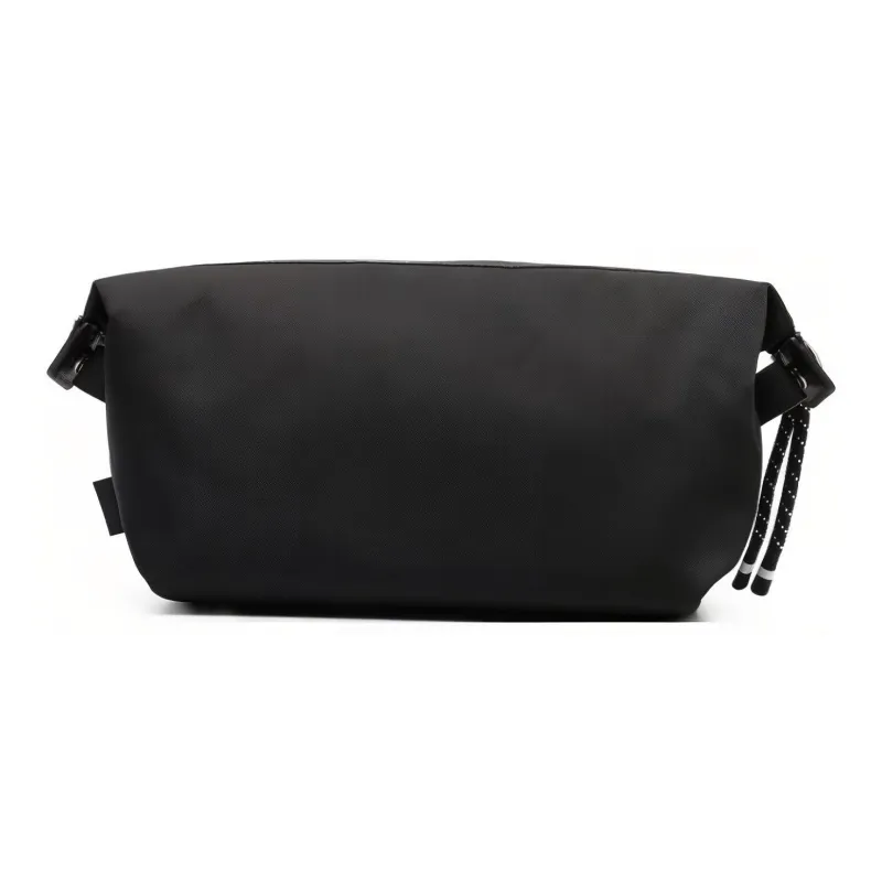 LONGCHAMP Le Pliage Energy Cow Leather Travel Bag Clutch Makeup Bag Men's Black-3